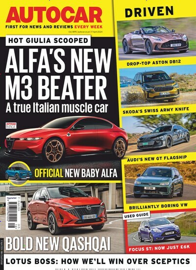 Titelbild der Ausgabe 16/2024 von Autocar. Diese Zeitschrift und viele weitere Automagazine und Motorradzeitschriften als Abo oder epaper bei United Kiosk online kaufen.