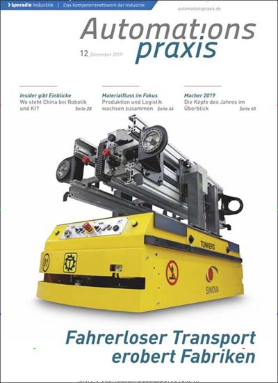 Titelbild der Ausgabe 12/2019 von Automationspraxis. Diese Zeitschrift und viele weitere Industriemagazine und Handwerkmagazine als Abo oder epaper bei United Kiosk online kaufen.