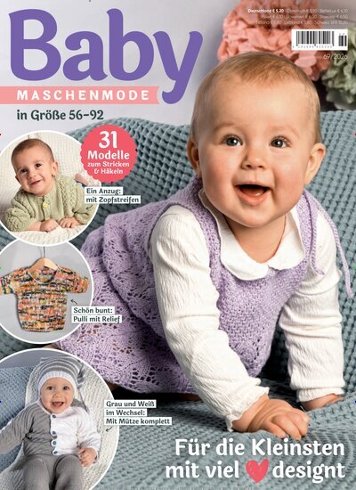 Titelbild der Ausgabe 69/2026 von Baby Maschenmode. Diese Zeitschrift und viele weitere Modemagazine und DIY-Magazine als Abo oder epaper bei United Kiosk online kaufen.