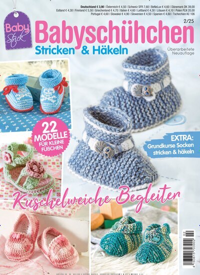 Titelbild der Ausgabe 2/2025 von BabyStrick. Diese Zeitschrift und viele weitere Modemagazine und DIY-Magazine als Abo oder epaper bei United Kiosk online kaufen.