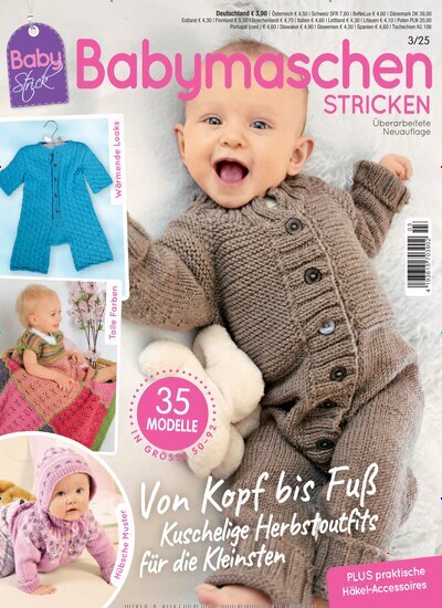 Titelbild der Ausgabe 3/2025 von BabyStrick. Diese Zeitschrift und viele weitere Modemagazine und DIY-Magazine als Abo oder epaper bei United Kiosk online kaufen.