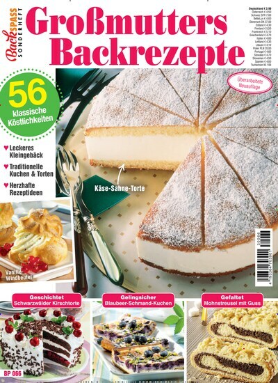 Titelbild der Ausgabe 66/2023 von Backspass Sonderheft. Diese Zeitschrift und viele weitere Kochzeitschriften und Backzeitschriften als Abo oder epaper bei United Kiosk online kaufen.
