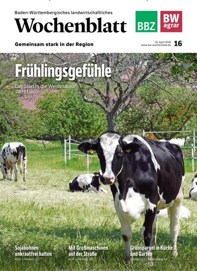 Titelbild der Ausgabe 16/2026 von Baden-Württembergisches Landwirtschaftliches Wochenblatt. Diese Zeitschrift und viele weitere Naturzeitschriften, Landwirtschaftszeitungen und Umweltmagazine als Abo oder epaper bei United Kiosk online kaufen.
