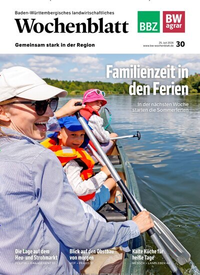 Titelbild der Ausgabe 30/2026 von Baden-Württembergisches Landwirtschaftliches Wochenblatt. Diese Zeitschrift und viele weitere Naturzeitschriften, Landwirtschaftszeitungen und Umweltmagazine als Abo oder epaper bei United Kiosk online kaufen.