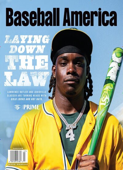 Titelbild der Ausgabe 6/2025 von Baseball America. Diese Zeitschrift und viele weitere Sportmagazine als Abo oder epaper bei United Kiosk online kaufen.