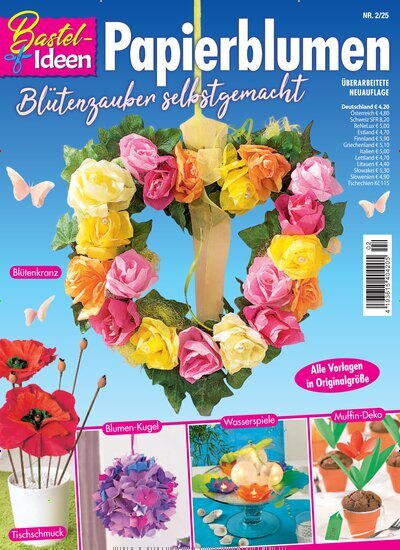 Titelbild der Ausgabe 2/2025 von Bastel-Ideen. Diese Zeitschrift und viele weitere Modemagazine und DIY-Magazine als Abo oder epaper bei United Kiosk online kaufen.
