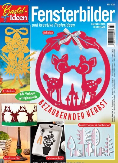 Titelbild der Ausgabe 3/2025 von Bastel-Ideen. Diese Zeitschrift und viele weitere Modemagazine und DIY-Magazine als Abo oder epaper bei United Kiosk online kaufen.