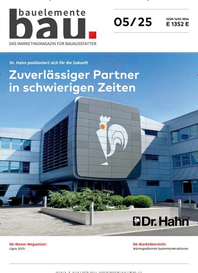 Titelbild der Ausgabe 5/2025 von Bauelemente Bau. Diese Zeitschrift und viele weitere Architekturzeitschriften und Bauzeitschriften als Abo oder epaper bei United Kiosk online kaufen.