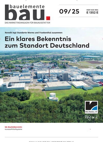 Titelbild der Ausgabe 9/2025 von Bauelemente Bau. Diese Zeitschrift und viele weitere Architekturzeitschriften und Bauzeitschriften als Abo oder epaper bei United Kiosk online kaufen.