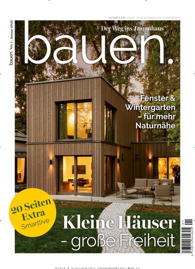 Titelbild der Ausgabe 1/2026 von bauen. Diese Zeitschrift und viele weitere Gartenzeitschriften und Wohnzeitschriften als Abo oder epaper bei United Kiosk online kaufen.