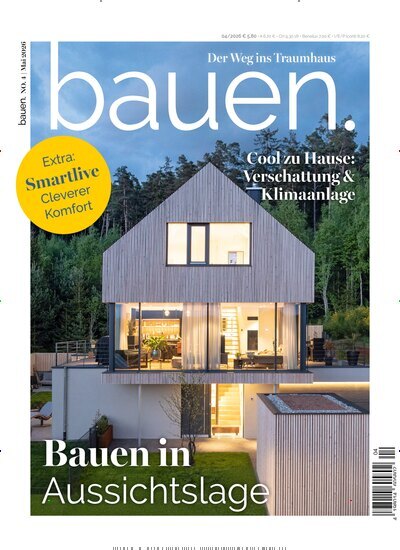Titelbild der Ausgabe 4/2026 von bauen. Diese Zeitschrift und viele weitere Gartenzeitschriften und Wohnzeitschriften als Abo oder epaper bei United Kiosk online kaufen.