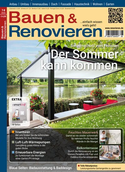 Titelbild der Ausgabe 8/2026 von Bauen & Renovieren. Diese Zeitschrift und viele weitere Gartenzeitschriften und Wohnzeitschriften als Abo oder epaper bei United Kiosk online kaufen.