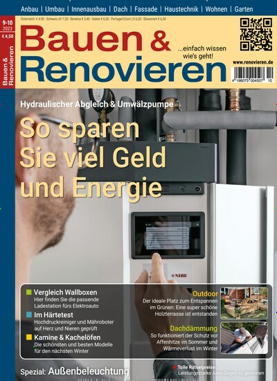 Titelbild der Ausgabe 10/2023 von Bauen & Renovieren. Diese Zeitschrift und viele weitere Gartenzeitschriften und Wohnzeitschriften als Abo oder epaper bei United Kiosk online kaufen.