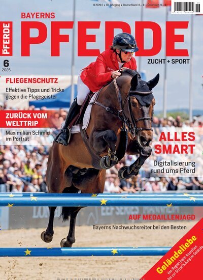 Titelbild der Ausgabe 6/2025 von Bayerns Pferde. Diese Zeitschrift und viele weitere Sportmagazine als Abo oder epaper bei United Kiosk online kaufen.