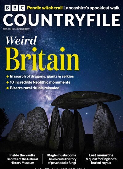 Titelbild der Ausgabe 12/2025 von BBC Countryfile Magazine. Diese Zeitschrift und viele weitere Reisemagazine, Freizeitmagazine und Wissensmagazine als Abo oder epaper bei United Kiosk online kaufen.