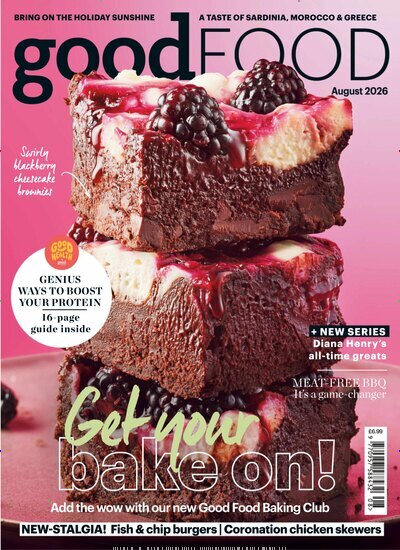 Titelbild der Ausgabe 8/2026 von BBC Good Food. Diese Zeitschrift und viele weitere Gartenzeitschriften und Wohnzeitschriften als Abo oder epaper bei United Kiosk online kaufen.