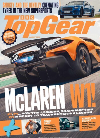 Titelbild der Ausgabe 8/2026 von BBC Top Gear. Diese Zeitschrift und viele weitere Automagazine und Motorradzeitschriften als Abo oder epaper bei United Kiosk online kaufen.