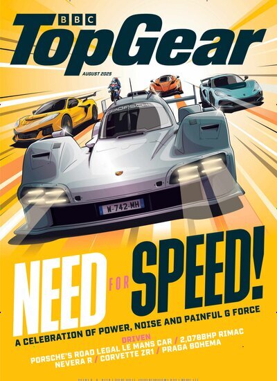 Titelbild der Ausgabe 9/2025 von BBC Top Gear. Diese Zeitschrift und viele weitere Automagazine und Motorradzeitschriften als Abo oder epaper bei United Kiosk online kaufen.