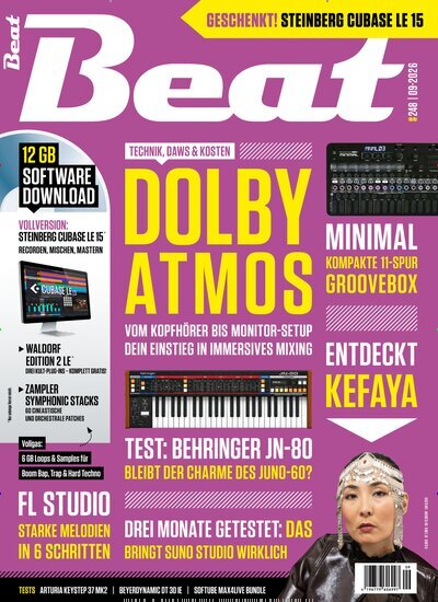 Titelbild der Ausgabe 9/2026 von Beat. Diese Zeitschrift und viele weitere Reisemagazine, Freizeitmagazine und Wissensmagazine als Abo oder epaper bei United Kiosk online kaufen.