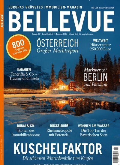Titelbild der Ausgabe 1/2026 von Bellevue. Diese Zeitschrift und viele weitere Wirtschaftsmagazine und Politikmagazine als Abo oder epaper bei United Kiosk online kaufen.