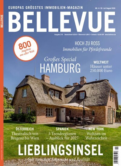 Titelbild der Ausgabe 4/2026 von Bellevue. Diese Zeitschrift und viele weitere Wirtschaftsmagazine und Politikmagazine als Abo oder epaper bei United Kiosk online kaufen.