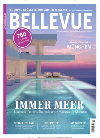 Titelbild der Ausgabe 6/2026 von Bellevue. Diese Zeitschrift und viele weitere Wirtschaftsmagazine und Politikmagazine als Abo oder epaper bei United Kiosk online kaufen.