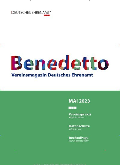 Titelbild der Ausgabe 5/2023 von Benedetto. Diese Zeitschrift und viele weitere Businessmagazine als Abo oder epaper bei United Kiosk online kaufen.