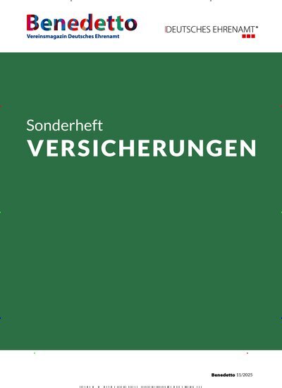 Titelbild der Ausgabe 11/2025 von Benedetto. Diese Zeitschrift und viele weitere Businessmagazine als Abo oder epaper bei United Kiosk online kaufen.