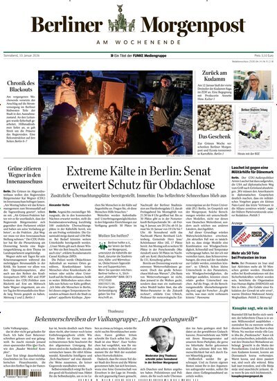 Titelbild der Ausgabe 9/2026 von Berliner Morgenpost. Diese Zeitschrift und viele weitere Zeitungsabos als Abo oder epaper bei United Kiosk online kaufen.