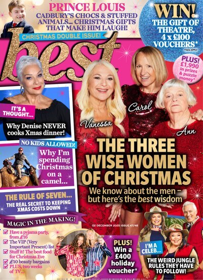 Titelbild der Ausgabe 46/2025 von Best. Diese Zeitschrift und viele weitere Frauenzeitschriften als Abo oder epaper bei United Kiosk online kaufen.