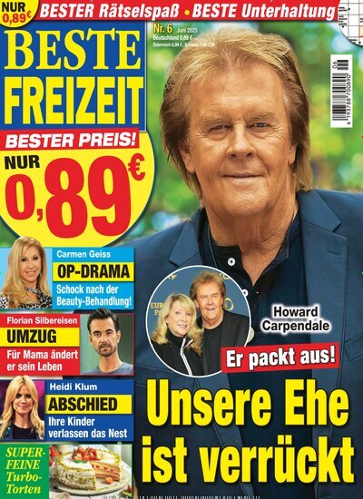 Titelbild der Ausgabe 6/2025 von Beste Freizeit. Diese Zeitschrift und viele weitere Frauenzeitschriften als Abo oder epaper bei United Kiosk online kaufen.