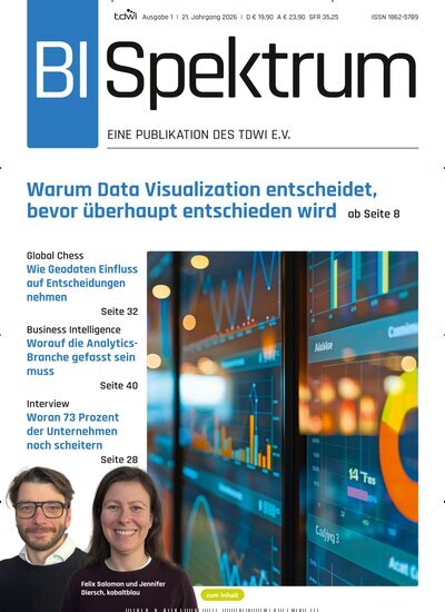 Titelbild der Ausgabe 1/2026 von BI Spektrum. Diese Zeitschrift und viele weitere Businessmagazine als Abo oder epaper bei United Kiosk online kaufen.