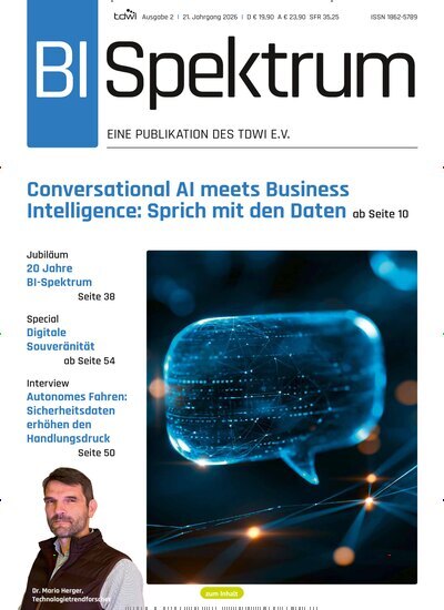 Titelbild der Ausgabe 2/2026 von BI Spektrum. Diese Zeitschrift und viele weitere Businessmagazine als Abo oder epaper bei United Kiosk online kaufen.