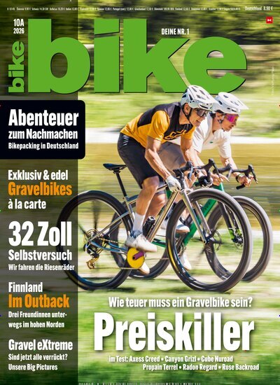 Titelbild der Ausgabe 10/2026 von bike Spezial. Diese Zeitschrift und viele weitere Sportmagazine als Abo oder epaper bei United Kiosk online kaufen.