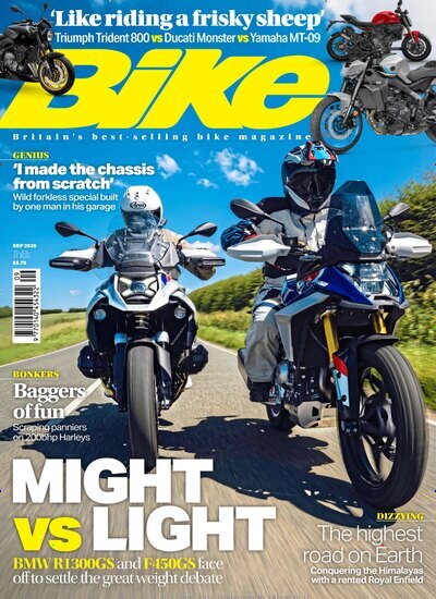 Titelbild der Ausgabe 9/2026 von Bike UK. Diese Zeitschrift und viele weitere Automagazine und Motorradzeitschriften als Abo oder epaper bei United Kiosk online kaufen.