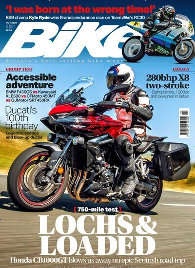 Titelbild der Ausgabe 10/2026 von Bike UK. Diese Zeitschrift und viele weitere Automagazine und Motorradzeitschriften als Abo oder epaper bei United Kiosk online kaufen.