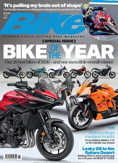 Titelbild der Ausgabe 11/2026 von Bike UK. Diese Zeitschrift und viele weitere Automagazine und Motorradzeitschriften als Abo oder epaper bei United Kiosk online kaufen.
