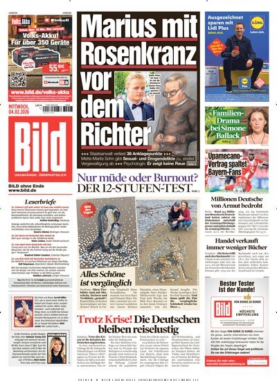 Titelbild der Ausgabe 29/2026 von BILD. Diese Zeitschrift und viele weitere Zeitungsabos als Abo oder epaper bei United Kiosk online kaufen.