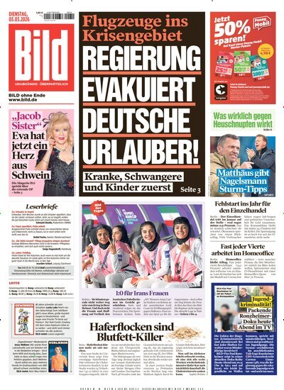Titelbild der Ausgabe 52/2026 von BILD. Diese Zeitschrift und viele weitere Zeitungsabos als Abo oder epaper bei United Kiosk online kaufen.
