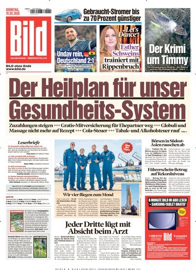 Titelbild der Ausgabe 76/2026 von BILD. Diese Zeitschrift und viele weitere Zeitungsabos als Abo oder epaper bei United Kiosk online kaufen.