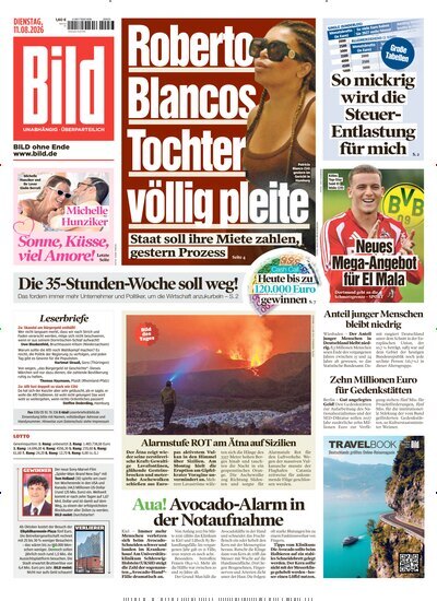 Titelbild der Ausgabe 185/2026 von BILD. Diese Zeitschrift und viele weitere Zeitungsabos als Abo oder epaper bei United Kiosk online kaufen.