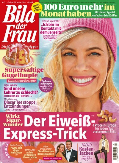 Titelbild der Ausgabe 5/2026 von Bild der Frau. Diese Zeitschrift und viele weitere Frauenzeitschriften als Abo oder epaper bei United Kiosk online kaufen.