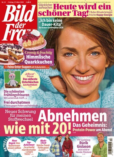 Titelbild der Ausgabe 13/2026 von Bild der Frau. Diese Zeitschrift und viele weitere Frauenzeitschriften als Abo oder epaper bei United Kiosk online kaufen.
