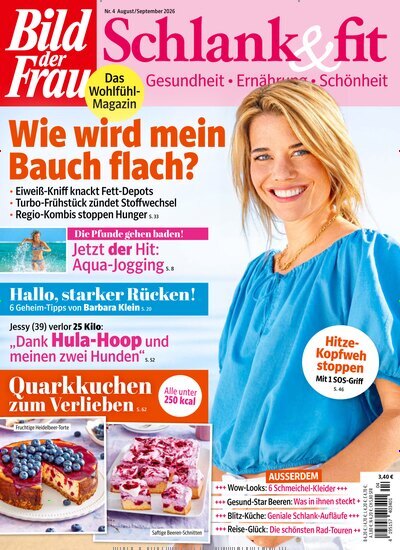 Titelbild der Ausgabe 4/2026 von Bild der Frau - Schlank und fit. Diese Zeitschrift und viele weitere Frauenzeitschriften als Abo oder epaper bei United Kiosk online kaufen.