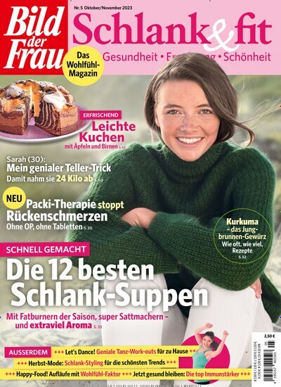 Titelbild der Ausgabe 5/2023 von Bild der Frau - Schlank und fit. Diese Zeitschrift und viele weitere Frauenzeitschriften als Abo oder epaper bei United Kiosk online kaufen.