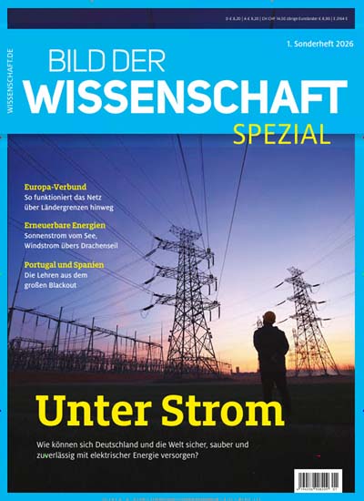 Titelbild der Ausgabe 1/2026 von Bild der Wissenschaft Spezial. Diese Zeitschrift und viele weitere Reisemagazine, Freizeitmagazine und Wissensmagazine als Abo oder epaper bei United Kiosk online kaufen.