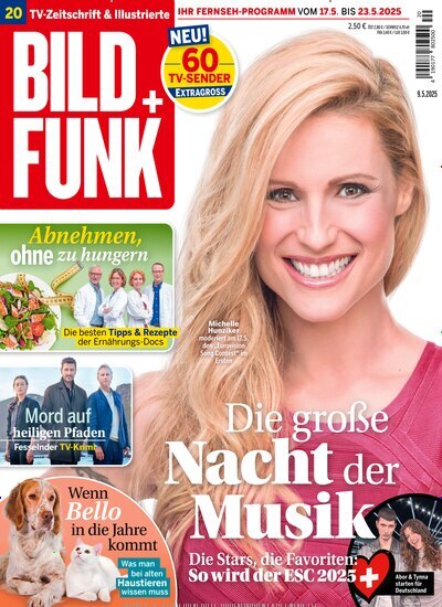 Titelbild der Ausgabe 20/2025 von Bild + Funk. Diese Zeitschrift und viele weitere Programmzeitschriften als Abo oder epaper bei United Kiosk online kaufen.