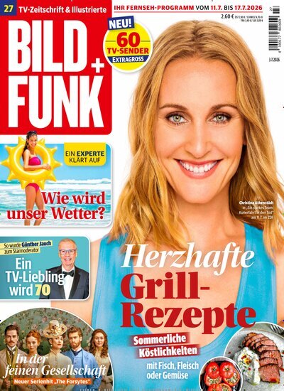 Titelbild der Ausgabe 27/2026 von Bild + Funk. Diese Zeitschrift und viele weitere Programmzeitschriften als Abo oder epaper bei United Kiosk online kaufen.