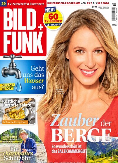 Titelbild der Ausgabe 29/2026 von Bild + Funk. Diese Zeitschrift und viele weitere Programmzeitschriften als Abo oder epaper bei United Kiosk online kaufen.
