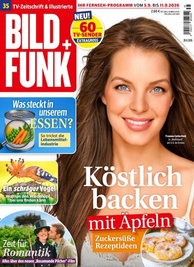 Titelbild der Ausgabe 35/2026 von Bild + Funk. Diese Zeitschrift und viele weitere Programmzeitschriften als Abo oder epaper bei United Kiosk online kaufen.